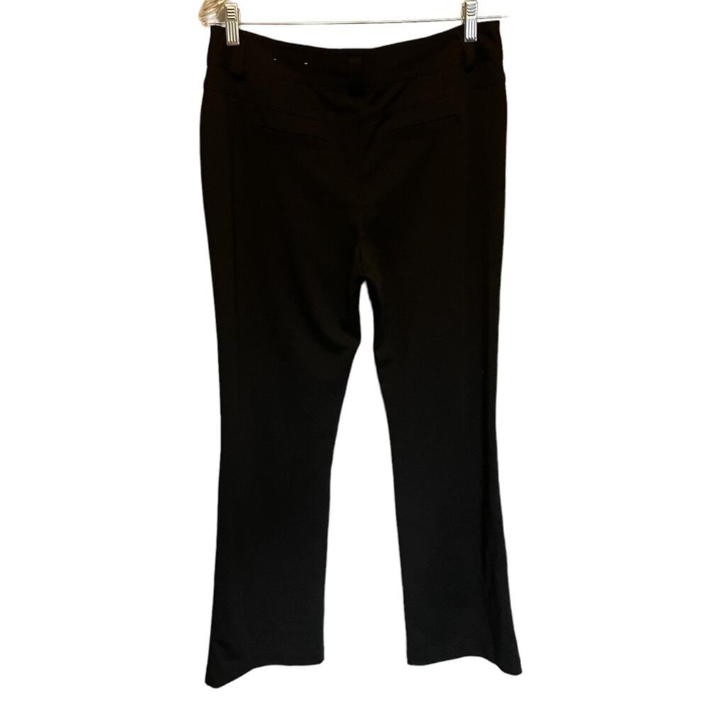 Versona Black Stretch Knit Bootcut Pants Size 8